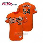 Camiseta Beisbol Hombre Baltimore Orioles Andrew Cashner Flex Base Entrenamiento de Primavera 2019 Naranja