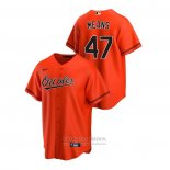 Camiseta Beisbol Hombre Baltimore Orioles John Means Alterno Replica Naranja