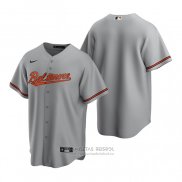 Camiseta Beisbol Hombre Baltimore Orioles Replica Road Gris