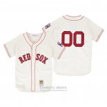 Camiseta Beisbol Hombre Boston Red Sox Personalizada Autentico Primera 1939 Crema