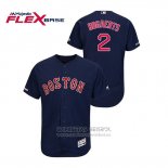 Camiseta Beisbol Hombre Boston Red Sox Xander Bogaerts Autentico Flex Base Azul