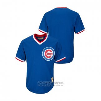 Camiseta Beisbol Hombre Chicago Cubs Cooperstown Collection Big & Tall Azul