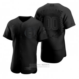 Camiseta Beisbol Hombre Chicago Cubs Personalizada Awards Collection Negro