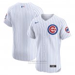 Camiseta Beisbol Hombre Chicago Cubs Primera Elite Blanco