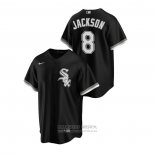 Camiseta Beisbol Hombre Chicago White Sox Bo Jackson Replica Alterno Negro