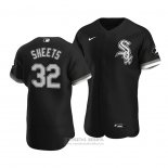 Camiseta Beisbol Hombre Chicago White Sox Gavin Sheets Autentico Alterno Negro