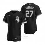 Camiseta Beisbol Hombre Chicago White Sox Lucas Giolito Autentico 2020 Alterno Negro