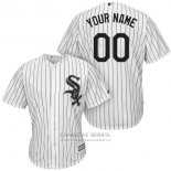 Camiseta Beisbol Hombre Chicago White Sox Personalizada Blanco