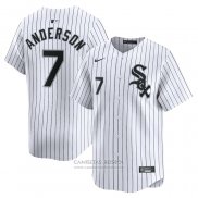 Camiseta Beisbol Hombre Chicago White Sox Tim Anderson Primera Limited Blanco