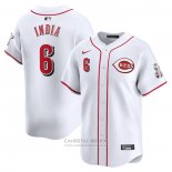 Camiseta Beisbol Hombre Cincinnati Reds Jonathan India Primera Limited Blanco