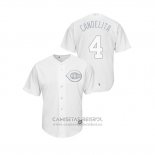 Camiseta Beisbol Hombre Cincinnati Reds Jose Iglesias 2019 Players Weekend Candelita Replica Blanco