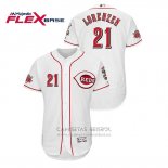 Camiseta Beisbol Hombre Cincinnati Reds Michael Lorenzen Flex Base Blanco