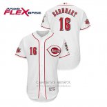 Camiseta Beisbol Hombre Cincinnati Reds Tucker Barnhart Flex Base Blanco