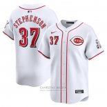 Camiseta Beisbol Hombre Cincinnati Reds Tyler Stephenson Primera Limited Blanco