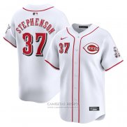Camiseta Beisbol Hombre Cincinnati Reds Tyler Stephenson Primera Limited Blanco