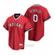Camiseta Beisbol Hombre Cleveland Indians Delino Deshields Cooperstown Collection Road Rojo
