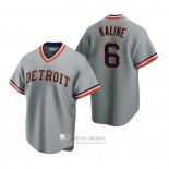 Camiseta Beisbol Hombre Detroit Tigers Al Kaline Cooperstown Collection Road Gris