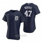 Camiseta Beisbol Hombre Detroit Tigers Jack Morris Autentico 2020 Alterno Azul