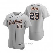 Camiseta Beisbol Hombre Detroit Tigers Kirk Gibson Autentico 2020 Road Gris