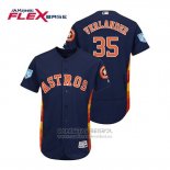 Camiseta Beisbol Hombre Houston Astros Justin Verlander Flex Base Entrenamiento de Primavera 2019 Azul