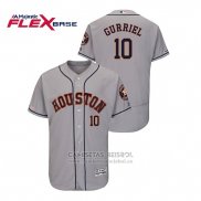 Camiseta Beisbol Hombre Houston Astros Yuli Gurriel Flex Base Gris