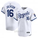 Camiseta Beisbol Hombre Kansas City Royals Bo Jackson Primera Limited Blanco