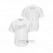 Camiseta Beisbol Hombre Kansas City Royals Bubba Starling 2019 Players Weekend Bubs Replica Blanco