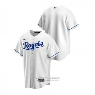 Camiseta Beisbol Hombre Kansas City Royals Replica Primera Blanco