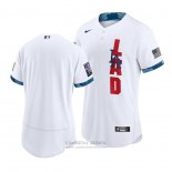 Camiseta Beisbol Hombre Los Angeles Dodgers 2021 All Star Autentico Blanco