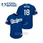 Camiseta Beisbol Hombre Los Angeles Dodgers Kenta Maeda Cool Base Azul