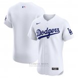 Camiseta Beisbol Hombre Los Angeles Dodgers Primera Elite Blanco