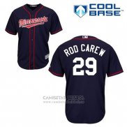 Camiseta Beisbol Hombre Minnesota Twins Rod Carew 29 Azul Alterno Cool Base