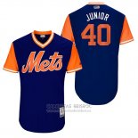 Camiseta Beisbol Hombre New York Mets 2017 Little League World Series Aj Ramos Azul