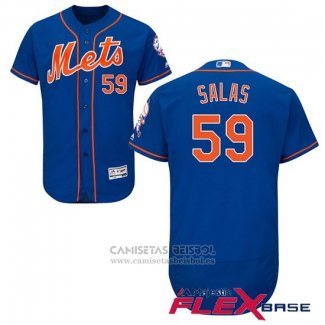 Camiseta Beisbol Hombre New York Mets Fernando 59 Salas Flex Base