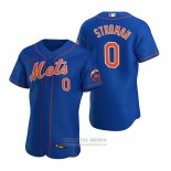 Camiseta Beisbol Hombre New York Mets Marcus Stroman Autentico 2020 Alterno Azul