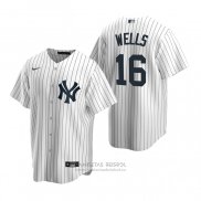 Camiseta Beisbol Hombre New York Yankees Austin Wells Replica 2020 Blanco
