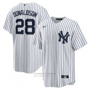 Camiseta Beisbol Hombre New York Yankees Josh Donaldson Primera Replica Blanco