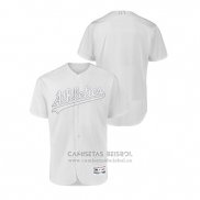Camiseta Beisbol Hombre Oakland Athletics 2019 Players Weekend Autentico Blanco