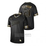 Camiseta Beisbol Hombre Oakland Athletics Marco Estrada 2019 Golden Edition Negro