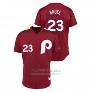 Camiseta Beisbol Hombre Philadelphia Phillies Jay Bruce 1979 Saturday Night Special Autentico Rojo