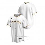Camiseta Beisbol Hombre Pittsburgh Pirates Replica Primera Blanco