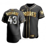Camiseta Beisbol Hombre San Diego Padres Garrett Richards Golden Edition Autentico Negro