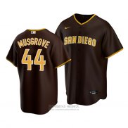 Camiseta Beisbol Hombre San Diego Padres Joe Musgrove Replica Road Marron