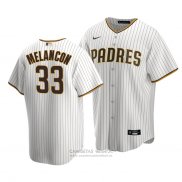 Camiseta Beisbol Hombre San Diego Padres Mark Melancon Replica Primera Marron Blanco