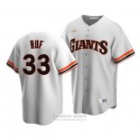 Camiseta Beisbol Hombre San Francisco Giants Darin Ruf Cooperstown Collection Primera Blanco