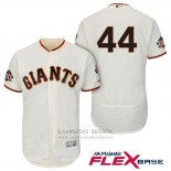 Camiseta Beisbol Hombre San Francisco Giants Jake Peavy Crema Primera Flex Base