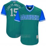Camiseta Beisbol Hombre Seattle Mariners 2017 Little League World Series Kyle Seager Verde