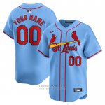 Camiseta Beisbol Hombre St. Louis Cardinals Alterno Limited Personalizada Azul