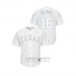 Camiseta Beisbol Hombre Texas Rangers Scott Heineman 2019 Players Weekend Replica Blanco