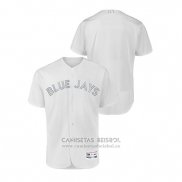 Camiseta Beisbol Hombre Toronto Blue Jays 2019 Players Weekend Blanco Autentico